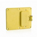 Leviton Weather Resistant 2 Gang Coverplate 3241W-Y